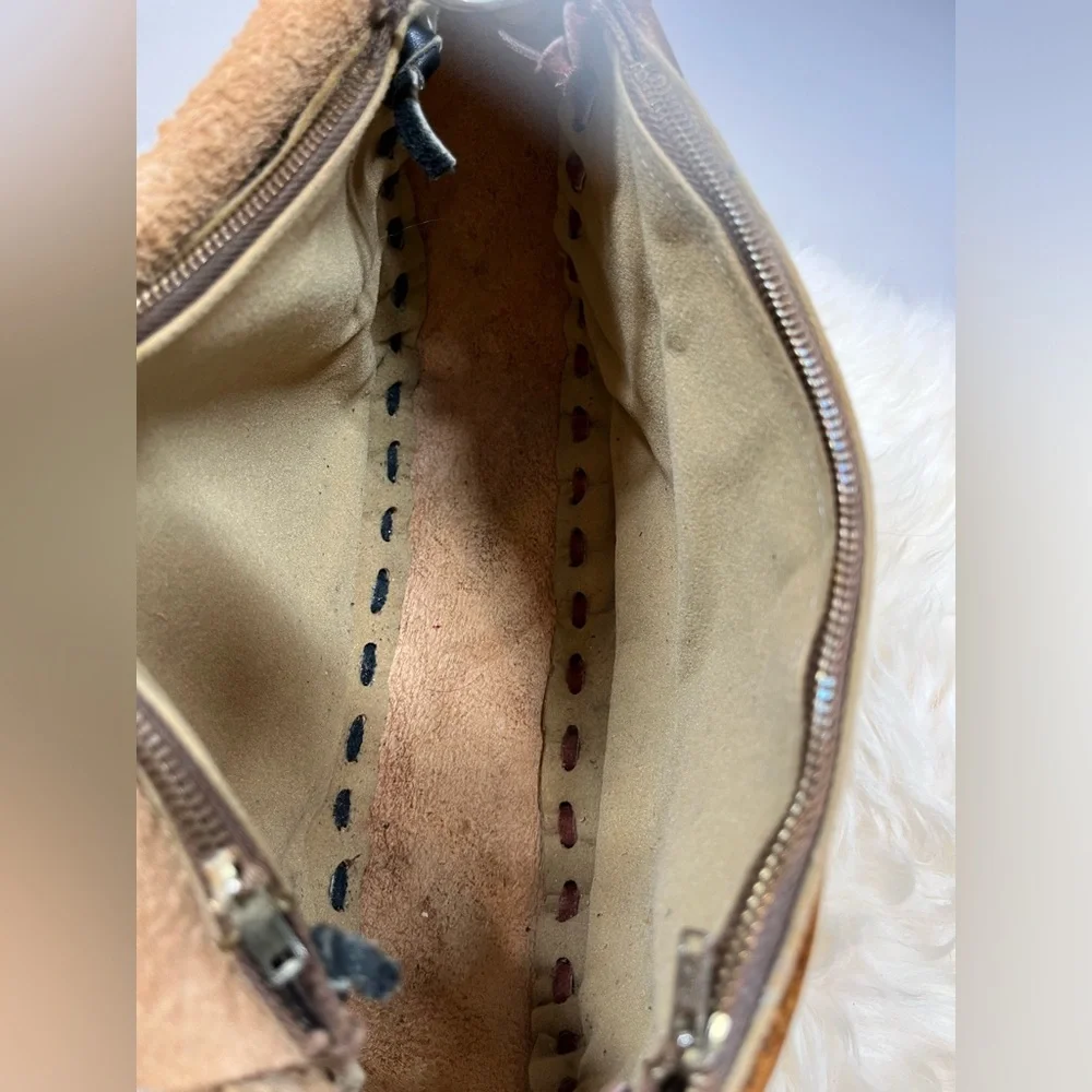 Gift
Vintage RARE Authentic 1970 Hand painted Tooled Leather Crossbody - Picture 17 of 17